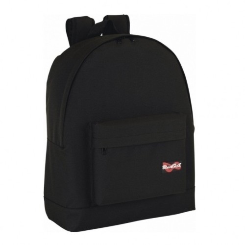 Safta 641435174 Blackfit, Σχολικό Σακίδιο, Ύφασμα, Μαύρο