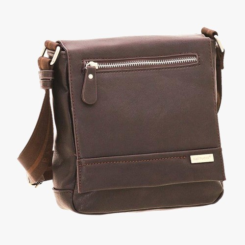 Bartuggi 118-201721, Τσαντάκι Χιαστί, Δερματίνη, Καφέ