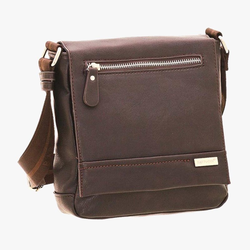 Bartuggi 118-201721, Τσαντάκι Χιαστί, Δερματίνη, Καφέ