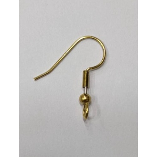 Kostibas 3813-051XT, Γαντζάκι, Ατσάλι, Χρυσό, 100τμχ