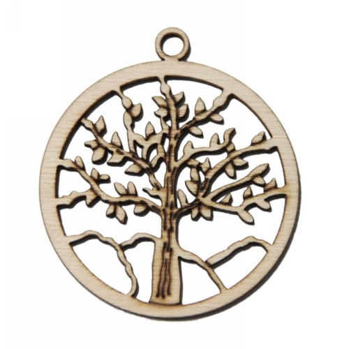 Kostibas 3818-303, Γούρια, Ξύλο, Μπεζ, 10τμχ