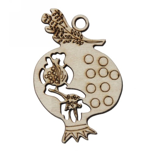 Kostibas 3818-302, Γούρια, Ξύλο, Μπεζ, 10τμχ