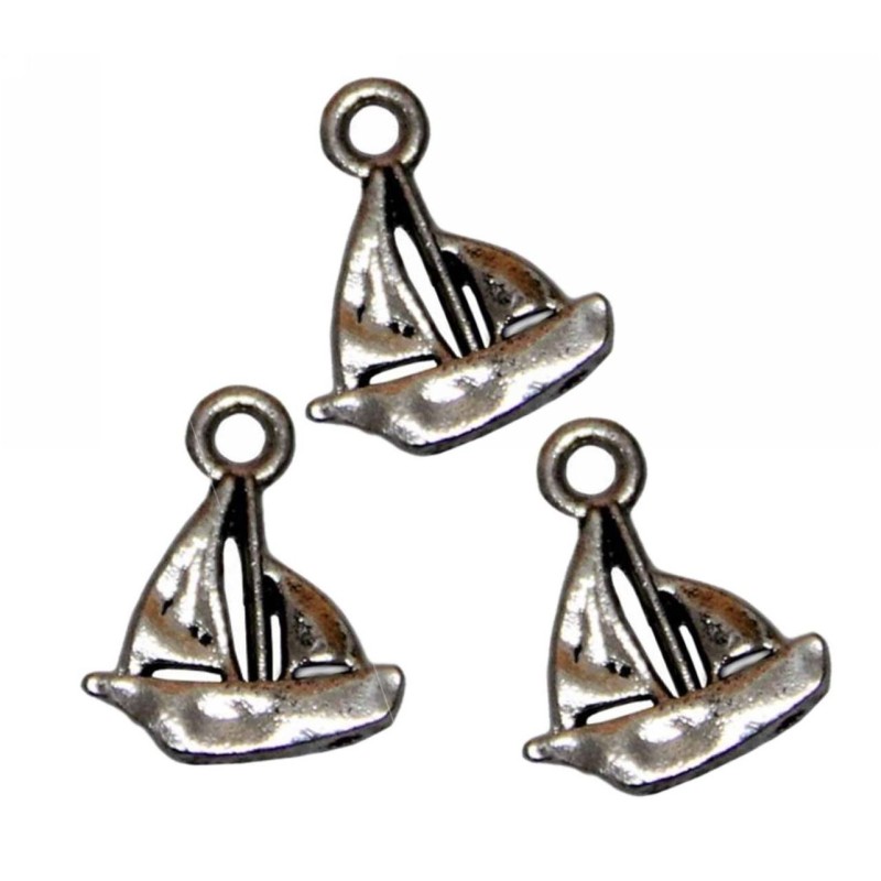 Kostibas 3810-503, Γούρια, Μεταλλικό, Ασημί, 100τμχ