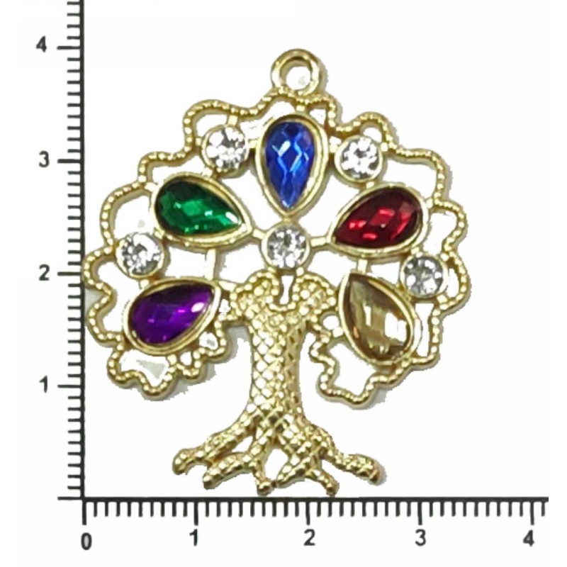 Kostibas 3810-428X, Γούρια, Μεταλλικό, Χρυσό, 12τμχ