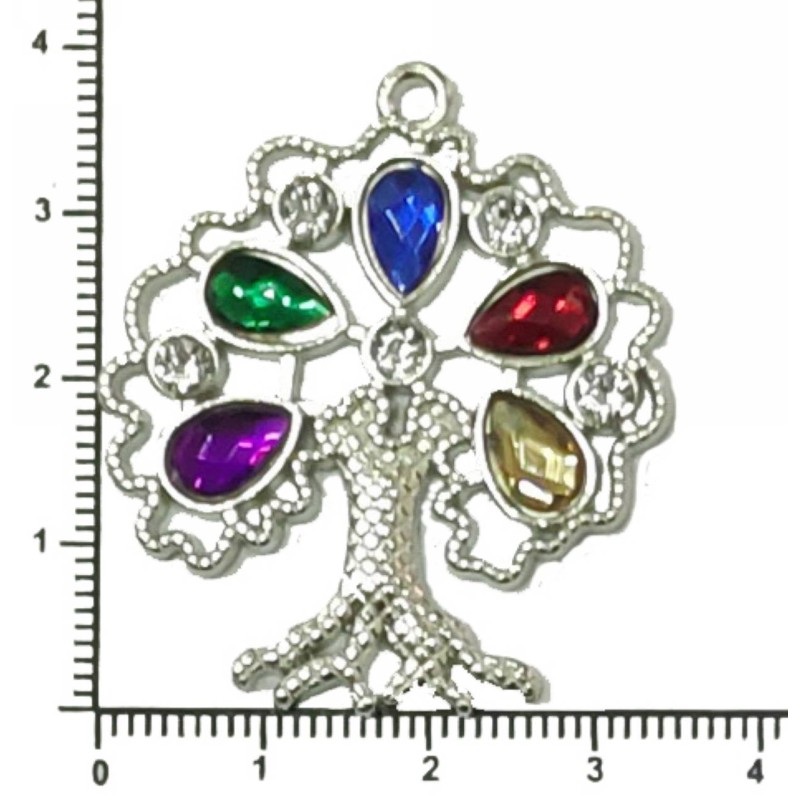 Kostibas 3810-428A, Γούρια, Μεταλλικό, Ασημί, 12τμχ