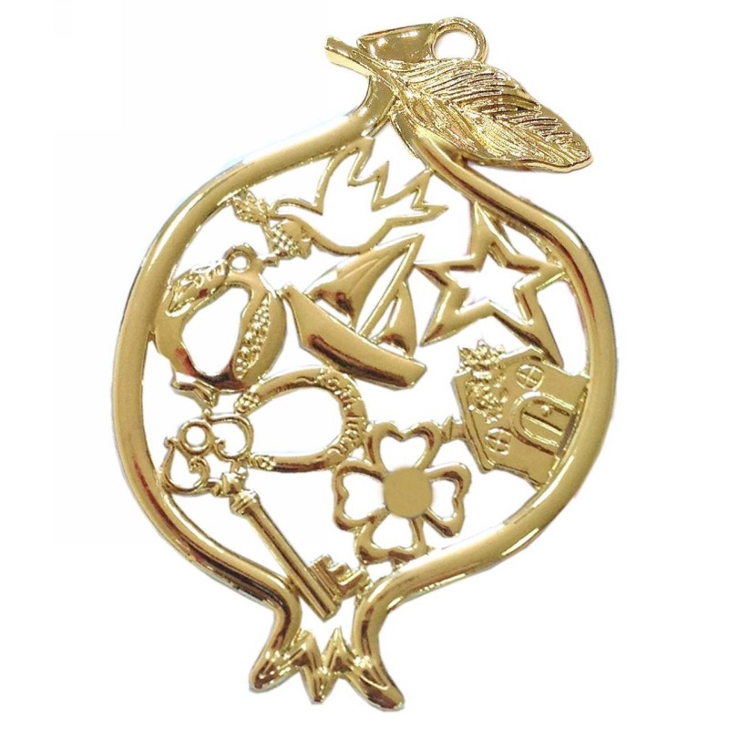 Kostibas 3810-425X, Γούρια, Μεταλλικό, Χρυσό, 10τμχ