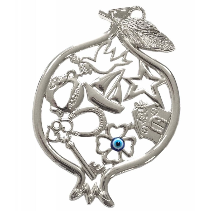 Kostibas 3810-425, Γούρια, Μεταλλικό, Ασημί, 10τμχ