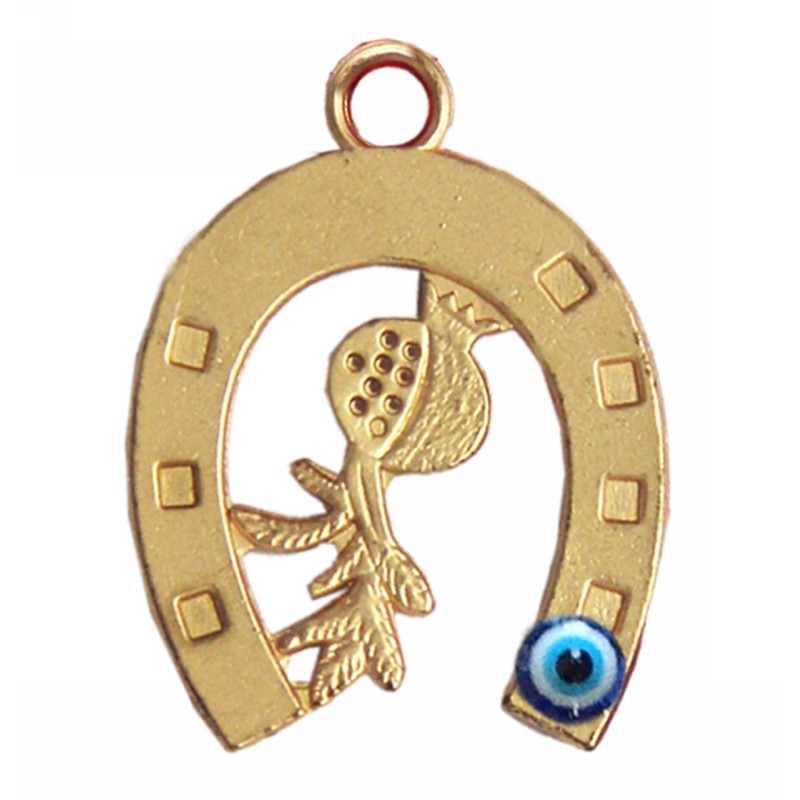 Kostibas 3810-415X, Γούρια, Μεταλλικό, Χρυσό, 10τμχ