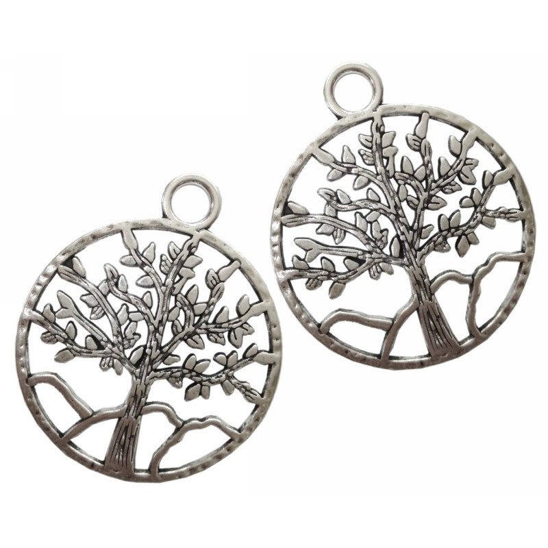 Kostibas 3810-404, Γούρια, Μεταλλικό, Ασημί, 25τμχ