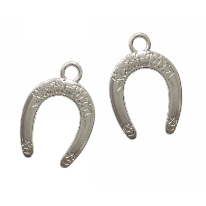 Kostibas 3810-402, Γούρια, Μεταλλικό, Ασημί, 25τμχ