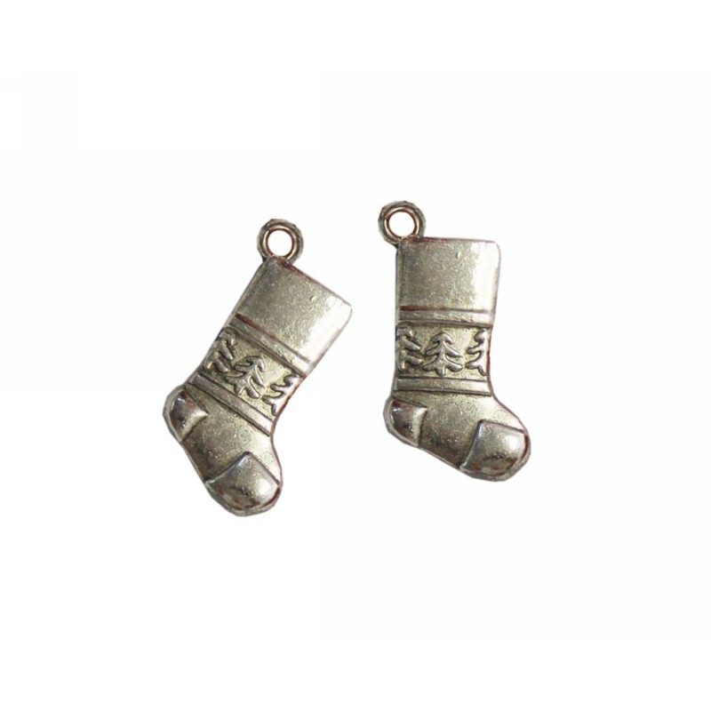 Kostibas 3810-244, Γούρια, Μεταλλικό, Ασημί, 25τμχ