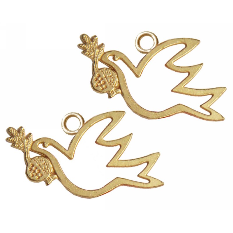 Kostibas 3810-2194X, Γούρια, Μεταλλικό, Χρυσό, 25τμχ