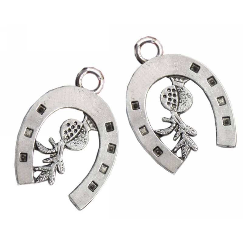 Kostibas 3810-2193, Γούρια, Μεταλλικό, Ασημί, 25τμχ