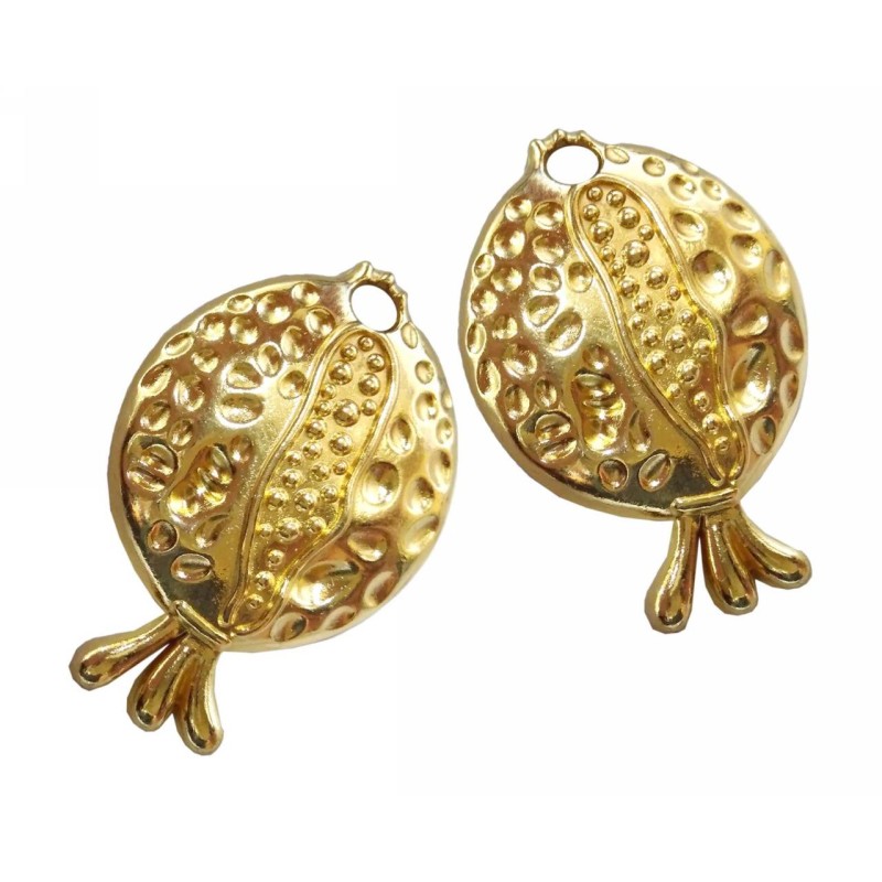 Kostibas 3810-1647X, Γούρια, Μεταλλικό, Χρυσό, 25τμχ