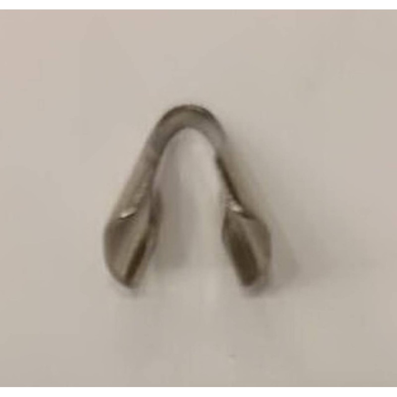 Kostibas 3813-025A, Ακροδέκτες, Ατσάλι, Ασημί, 1000τμχ