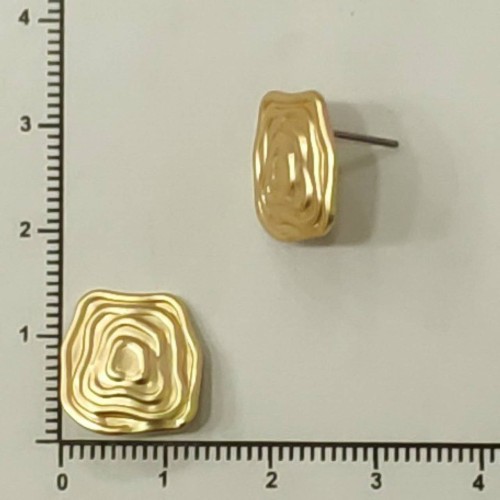 Kostibas 3812-697X, Καρφωτό για σκουλαρίκια, Μεταλλικό, Χρυσό, 10τμχ