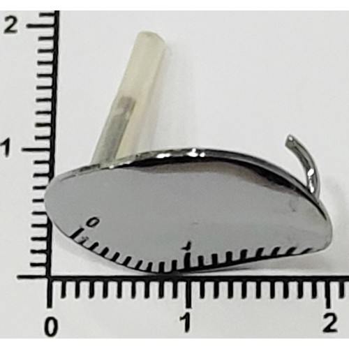 Kostibas 3812-695A, Καρφωτό για σκουλαρίκια, Μεταλλικό, Ασημί, 10τμχ