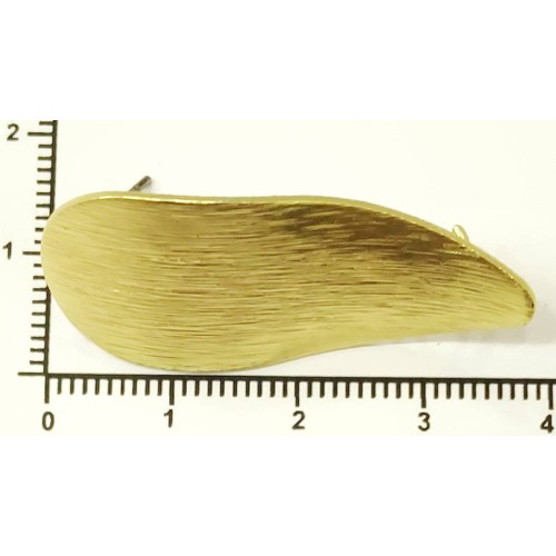 Kostibas 3812-693X, Καρφωτό για σκουλαρίκια, Μεταλλικό, Χρυσό, 10τμχ