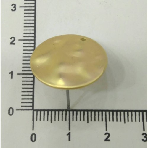 Kostibas 3812-671DG, Καρφωτό για σκουλαρίκια, Μεταλλικό, Χρυσό, 20τμχ