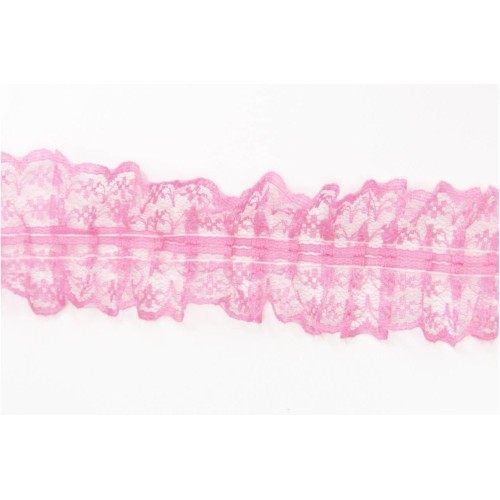 Kostibas 3891-004R, Κορδέλες, Δαντέλα, Ροζ