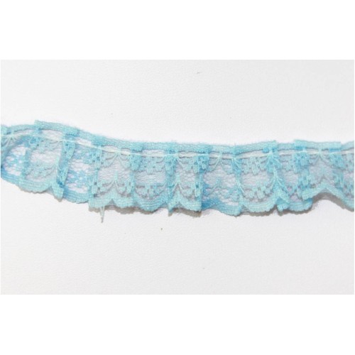 Kostibas 3891-002T, Κορδέλες, Δαντέλα, Τιρκουάζ