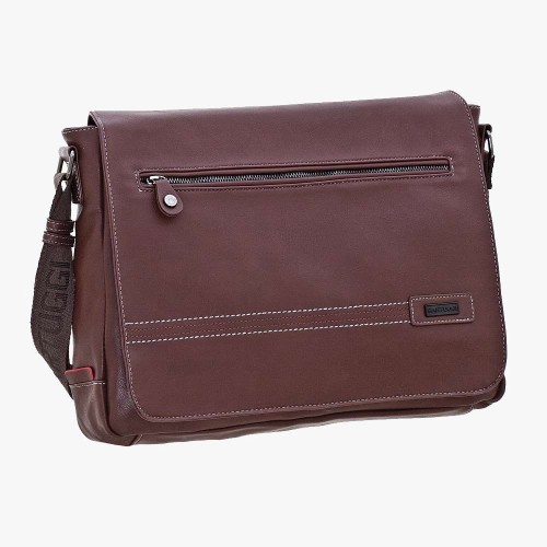 Bartuggi 711-6487, Τσαντάκι Χιαστί, Δερματίνη, Καφέ