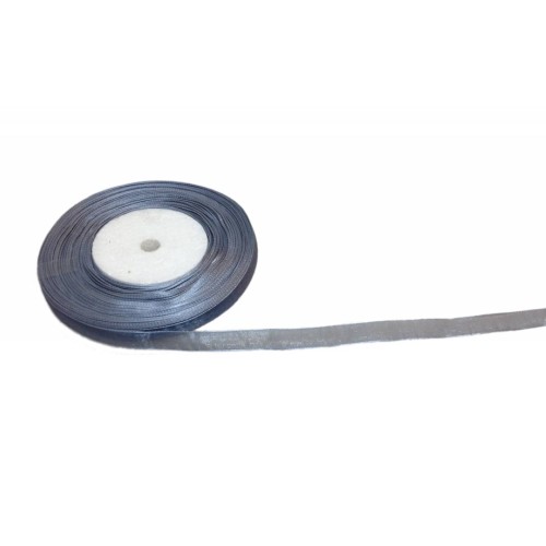 Kostibas 3871-352G, Κορδέλες, Οργάντζα, Γκρι