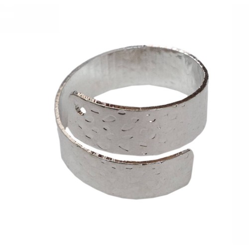 Kostibas 3812-161A, Δαχτυλίδια, Μεταλλικό, Ασημί, 30τμχ