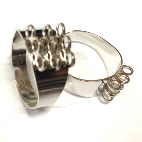 Kostibas 3812-125A, Δαχτυλίδια, Μεταλλικό, Ασημί, 50τμχ