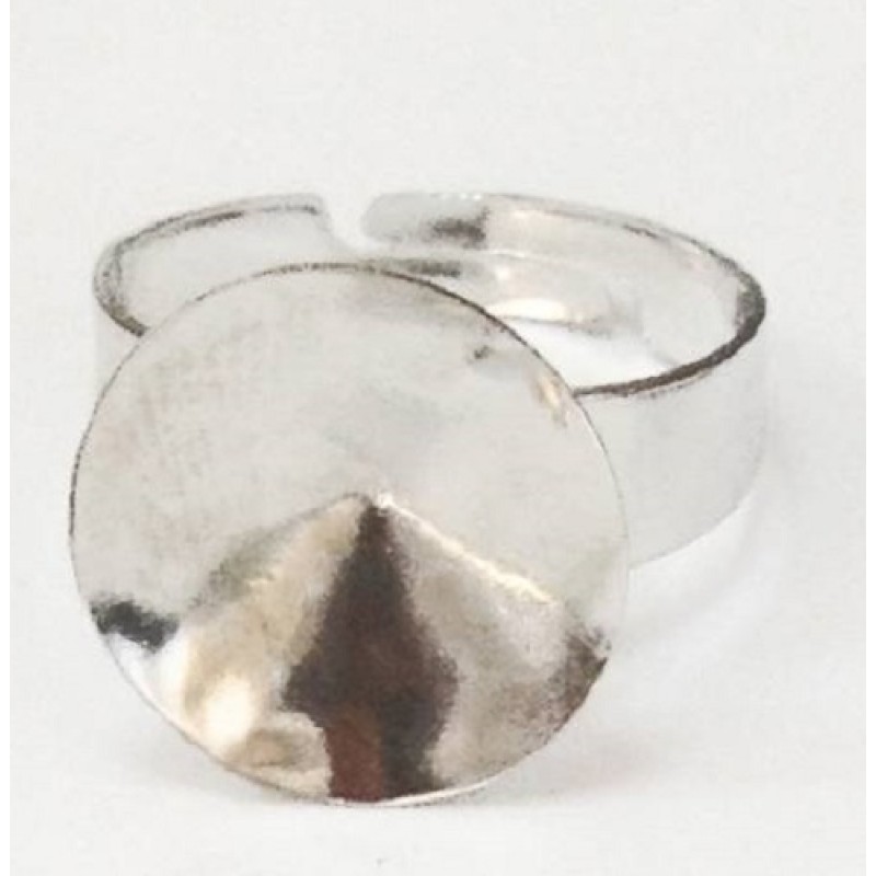 Kostibas 3812-124E, Δαχτυλίδια, Μεταλλικό, Ασημί, 50τμχ