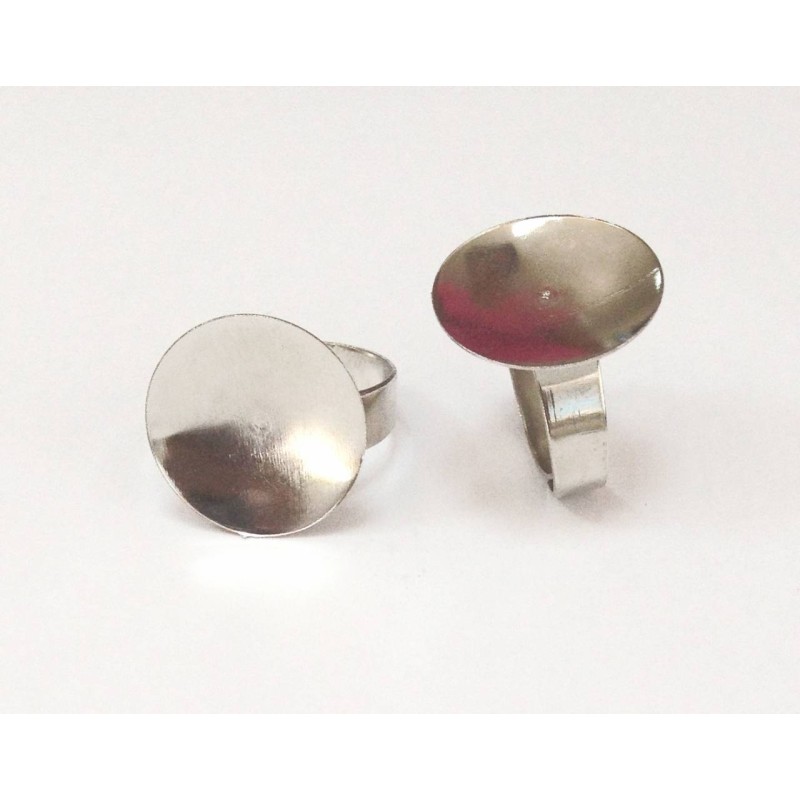 Kostibas 3812-123E, Δαχτυλίδια, Μεταλλικό, Ασημί, 50τμχ