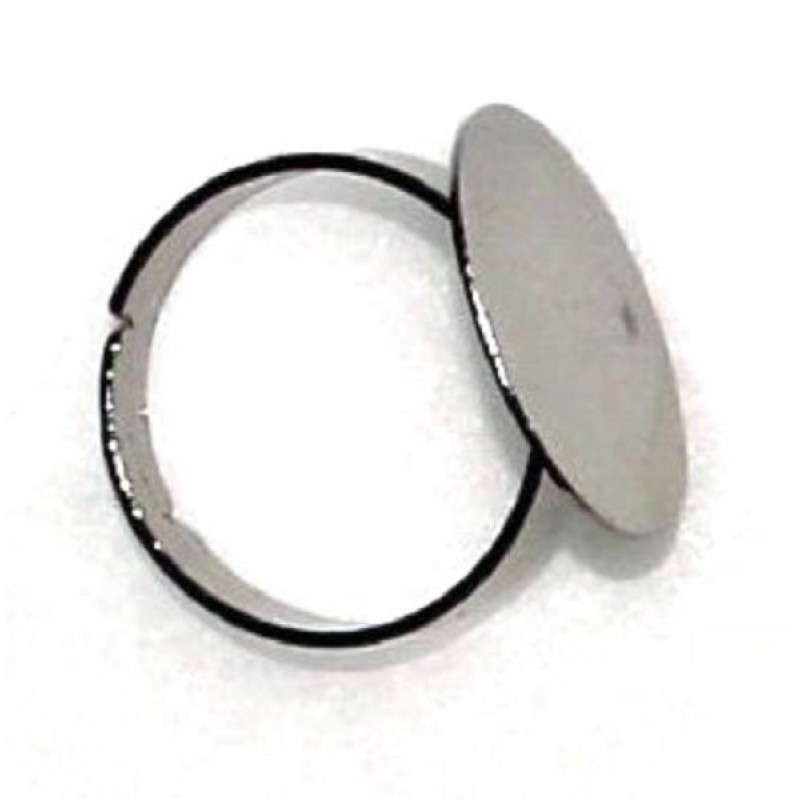 Kostibas 3812-122G, Δαχτυλίδια, Μεταλλικό, Ασημί, 50τμχ