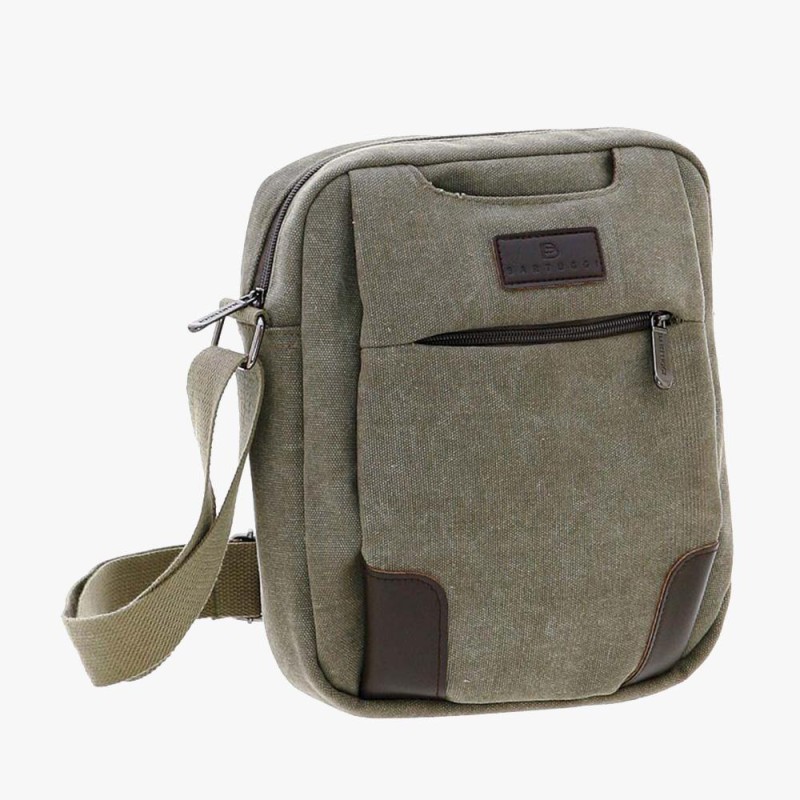 Bartuggi 711-09238, Τσαντάκι Χιαστί, Ύφασμα, Χακί