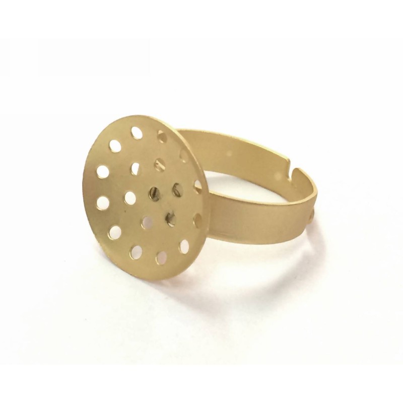 Kostibas 3812-120AX, Δαχτυλίδια, Μεταλλικό, Χρυσό, 50τμχ