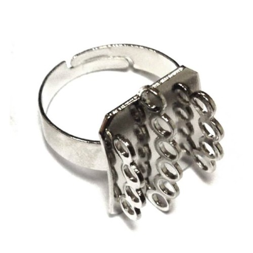 Kostibas 3812-119A, Δαχτυλίδια, Μεταλλικό, Ασημί, 50τμχ