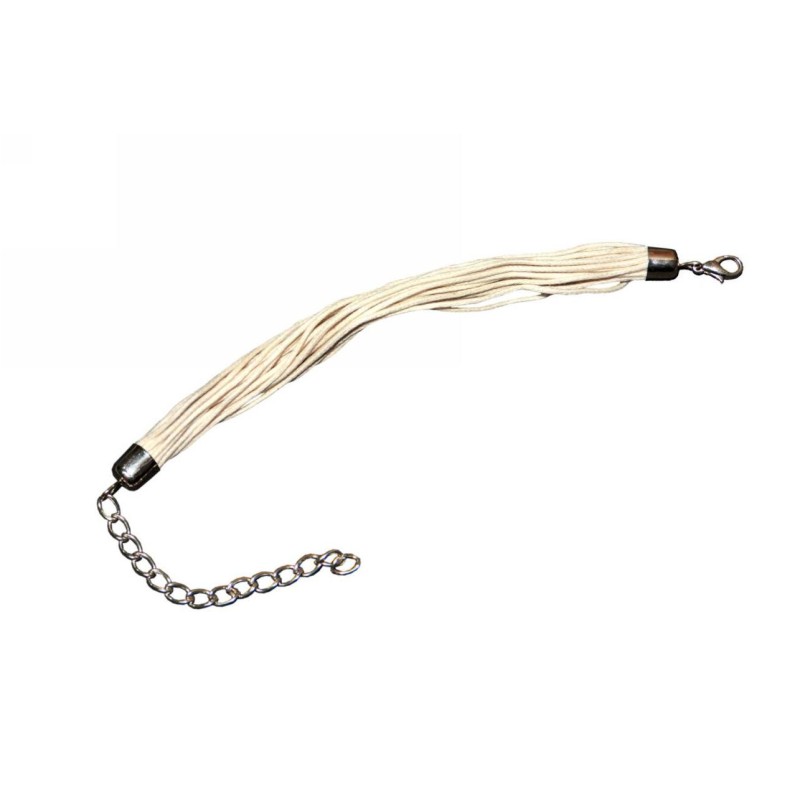 Kostibas 3839-506E, Για βραχιόλι, Σχοινί, Εκρού, 12τμχ