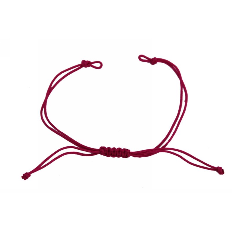 Kostibas 3839-033U2, Για βραχιόλι, Σχοινί, Μπορντό, 20τμχ