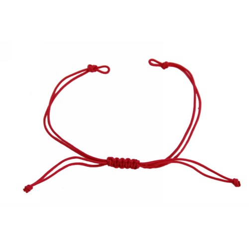 Kostibas 3839-033U, Για βραχιόλι, Σχοινί, Κόκκινο, 20τμχ