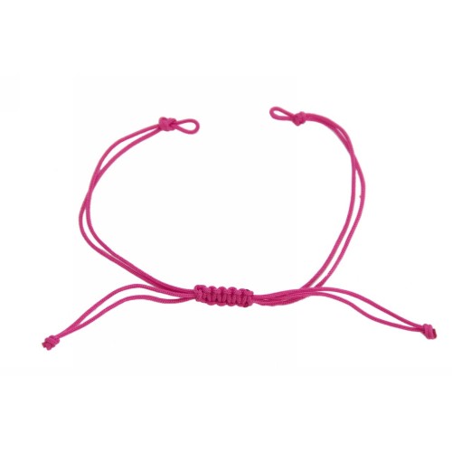 Kostibas 3839-033F, Για βραχιόλι, Σχοινί, Φούξια, 20τμχ