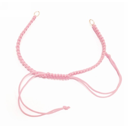 Kostibas 3839-032R1, Για βραχιόλι, Σχοινί, Ροζ ανοιχτό, 12τμχ
