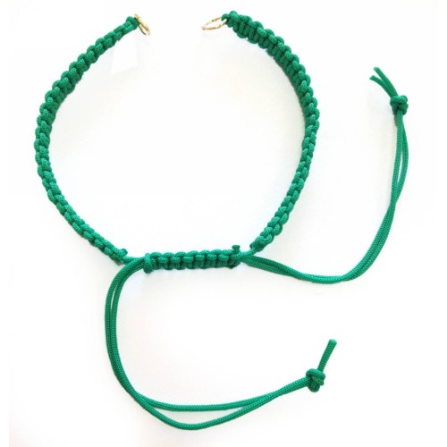 Kostibas 3839-032P, Για βραχιόλι, Σχοινί, Πράσινο, 12τμχ