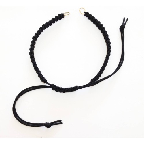 Kostibas 3839-032MA, Για βραχιόλι, Σχοινί, Μαύρο, 12τμχ
