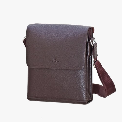 Bartuggi 718-102544, Τσαντάκι Χιαστί, Δερματίνη, Καφέ