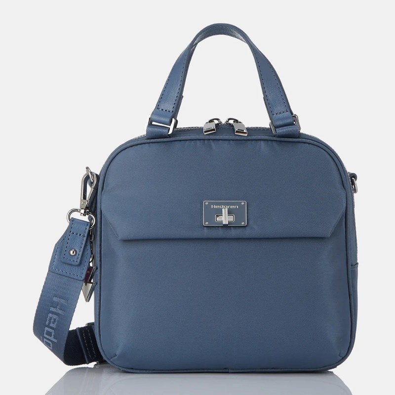 Hedgren HLBR03-368 Libra Even, Τσάντα Γυναικεία Ώμου/Χιαστί, Πολυεστέρας, Γαλάζιο