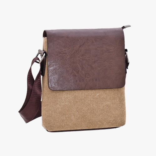 Bartuggi 718-423352-1, Τσαντάκι Χιαστί, Ύφασμα, Μπεζ