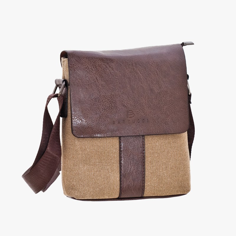 Bartuggi 718-423352-2, Τσαντάκι Χιαστί, Ύφασμα, Μπεζ