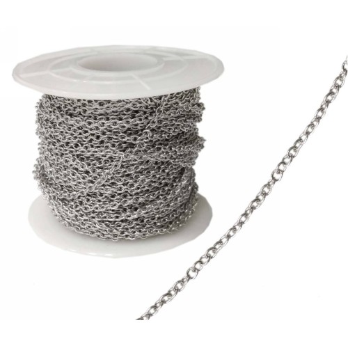 Kostibas 9713-501A, Αλυσίδα, Ατσάλι, Ασημί