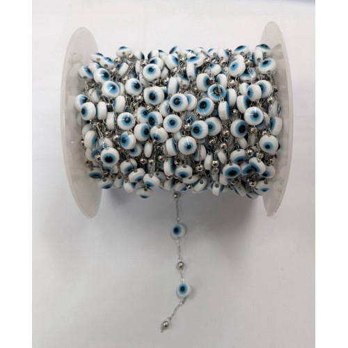 Kostibas 9713-333AL, Αλυσίδα, Ατσάλι, Λευκό