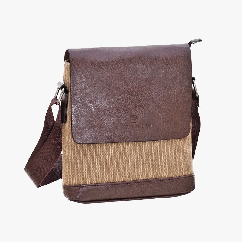 Bartuggi 718-423352-3, Τσαντάκι Χιαστί, Ύφασμα, Μπεζ