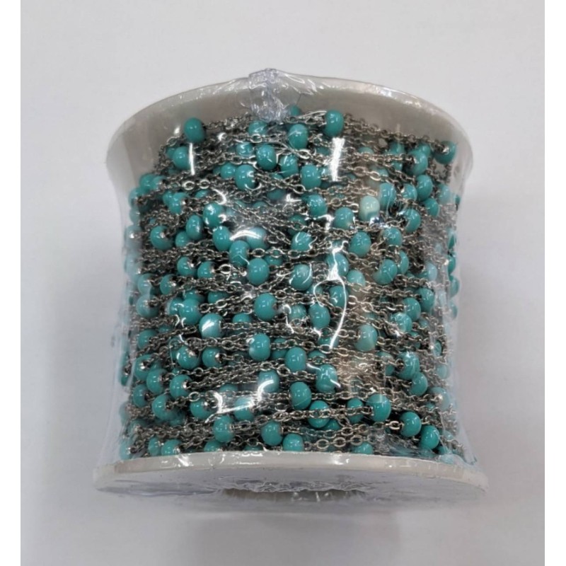 Kostibas 9713-301AT, Αλυσίδα, Ατσάλι, Τιρκουάζ